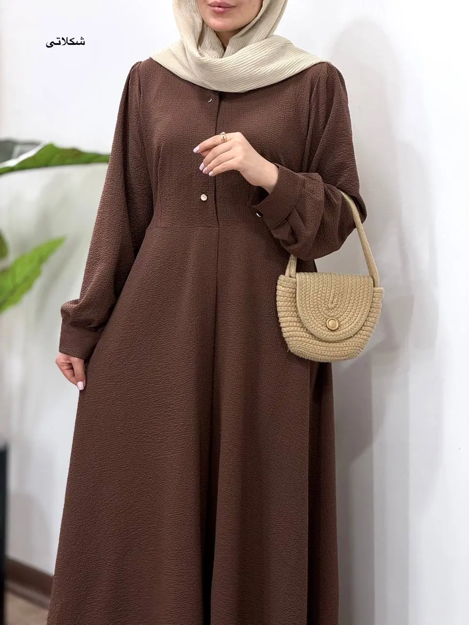 پیراهن مانتویی بلند آیسو فرانک